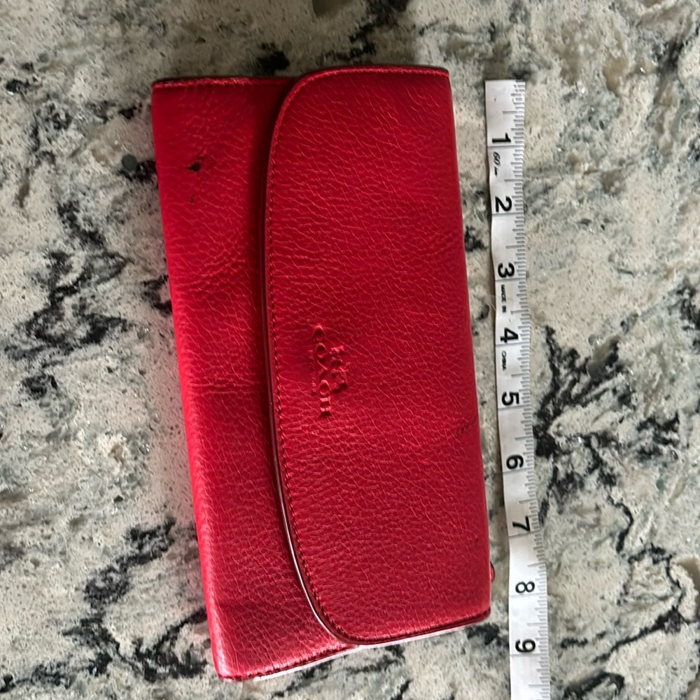 Woman coach wallet